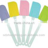 Colorful Silicone Spatulas Silicone Scraper With Plastic Handles