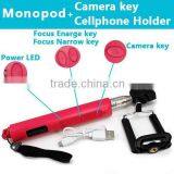 Bluetooth Selfie Stick Compatible With IOS Samsung Android Systems Various Colors Are Available thumbnail-4