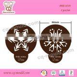 Cake Top Decoration Chocolate Stencils