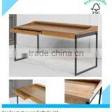 New Design Wholesale Natural Vintage Wooden Bar Cashier Reception Desk Reception Desk Clothing Store Cashier Station With Drawer thumbnail-1