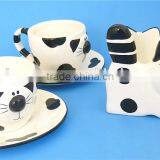 Personalized Color Glazed Decorative Cerramic Cat Ceramic Dish Set thumbnail-1