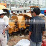 Chinese Output 20m3 per Hour Cement Converying Trailer Concrete Pumps for Sale thumbnail-2