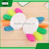 Private Label Mini Hand Palm Multi Color 5 in 1 Highlighter Pen thumbnail-5