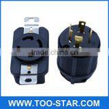 GENERATOR RV AC PLUG & SOCKET L14-30 30 AMP 120V 220V MALE & FEMALE RECEPTACLE thumbnail-1