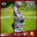 High Quality Customized Bronze Boy Reading Statue thumbnail-2