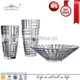 Clearance Stock Lots Antique Lead Free Large Crystal Vase thumbnail-1