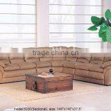 Genuine Leather Sofa. Beautiful L Shape Sofa. Comfortable and Beautiful L Shape Sofa. Genuine or Systhetic Corner Sofa B48143 thumbnail-1