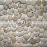 Natural Black River Pebbles Stone Mosaic Paver thumbnail-2