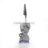 Cute Resin Grey Elephant Shaped Paper Clip thumbnail-2