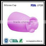 Pig Snout Silicone Cup,Pig Shape Silicone Mug,Carton Figure Mug thumbnail-3