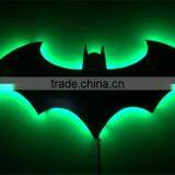 Bat Lamp Mirror Lamp Batman Mirror Lamp With Remote Control Colorful KTV Corridor Background Wall Lamp thumbnail-3