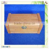 Large Craft Rectangle Storage Bamboo Plate Wooden Boxes thumbnail-1