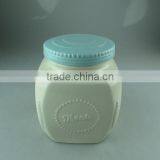 Stock High Quality Candy Color Porcelain Sugar Pot With Lid thumbnail-2