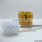 EA0146E polyresin toilet brushs and holders