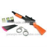 Supply Fashion Soft Bullet Gun+handcuffs Children Toys thumbnail-1