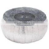 Hand Hammered Metal Side Stool thumbnail-5