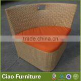 Round Clear Glass on Top Rattan Table Set thumbnail-6