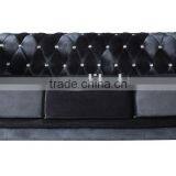 Black Fabric Button Sofa 2015 New Design Luxury Sofa(EOE Brand) thumbnail-1