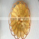 Wholesale Handmade Cheap Weaving Round Plastic Serving Tray thumbnail-4