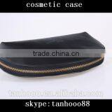 High Quality Black Shell Shape Makeup Case Leather Cosmetic Bag Case thumbnail-3