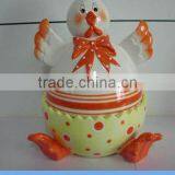 Ceramic Easter Gift,chicken Cookie Jar, Easter Decoration thumbnail-1