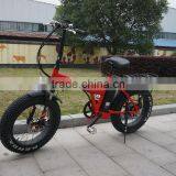 20" 500w Electric Folding Bike Electric Fat Bike thumbnail-3