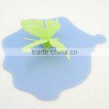 Butterfly Shaped Food Grade Coffee Cup Silicone Rubber Anti-dust Airtight Seal Silicone Drink Cup Lids thumbnail-2