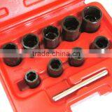 Professional 10PC 3/8" Twist Socket Set With Punch thumbnail-1