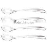 Custom 4pcs Dessert Spoon ,make Custom Clear Plastic Spoon,custom Clear 4 Inch Plastic Spoon Manufacturer thumbnail-1