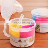 Custom One Big Box + 3 Samll Box Food-Grade Plastic Seasoning Container Storage Box Spice Case Supplier thumbnail-4