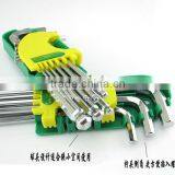 BERRYLION CRV Steels 9pcs Hex Key Wrench Long Arm Leng Set With Polished Design thumbnail-5