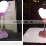 2017 New Rechargeable Usb 1500mah Romantic Love Heart Shape Led Night Light thumbnail-1