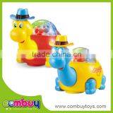 Funny B/o Musical Electric Plastic Cartoon Dinosaur Toys for Kids thumbnail-1