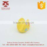 Decorative Ceramic Table Yellow Chicken Shaped Napkin Holder for Sale thumbnail-2