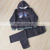 Fashion Fleece Boys Printing Wholesale Custom Hooded Pants Stock thumbnail-2