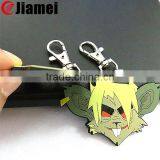 Promotional Keychain Souvenir 2016 Custom Rubber Keyring With Custom Logo