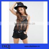 Square Neck Lace Cami Top Lace Cami thumbnail-1