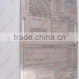 Kearing Brand Rectangular Aluminium Aviation Kneeboard With Accurate Scale for Pilot Training thumbnail-3