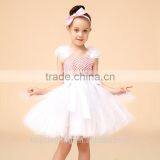 New Arrival Kids Clothing Performed Ruffles Dress for Little Lovely Girls thumbnail-2