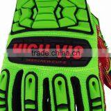 CE 4543 Cut Proof High Visibility Oil and Gas Safety Gloves TPR Cut Resistant Impact Protection Gloves thumbnail-5