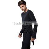 Wholesale Mens Custom Fashion Tee Shirt Extended Longline T Shirt thumbnail-6