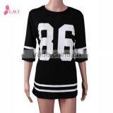 Fashion Oversized Women New Jersey Football T-shirt Dress for Women thumbnail-1