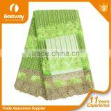 FL1213-4 100% Polyester Embroidery and Beaded French Laces Fabric thumbnail-3