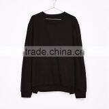 Autumn Winter Sweatshirt With Elastic Waist And Cuffs Customizable Cotton Fleece Plain Style Sweater 50% Cotton 50% Polyester thumbnail-2