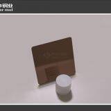 China Supplier 304 Wine Red Mirror Stainless Steel Sheet Price thumbnail-4