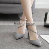 Zm50080b 2017 Europe Chunky High Heel Shoes New Style Ladies Sandals Shoes thumbnail-2