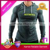 2016 New Hip Hop Hoodies and Dry Fit Male Gym Fitness Sports Clothing Manufactuer thumbnail-2