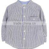 Good Quality Kids Clothing Wholesale Cheap Little Boy Long Sleeve Striped Dress Shirt thumbnail-2