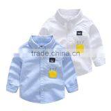 S33464W Children Cotton Long Sleeve Baby Boys Cute Embroidery Blouses thumbnail-1