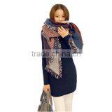 1pc New design fashion winter warmth spandex elegant shawl scarf designs for stitching